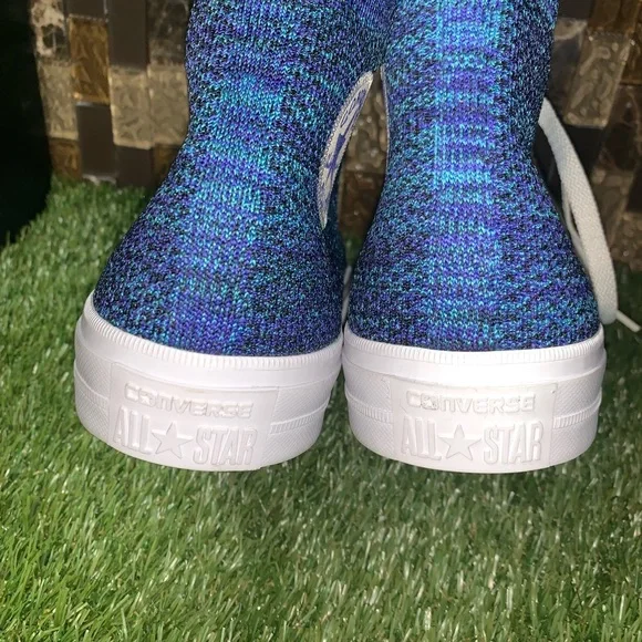 Converse Blue High-Top Sneakers - Picture 4 of 8
